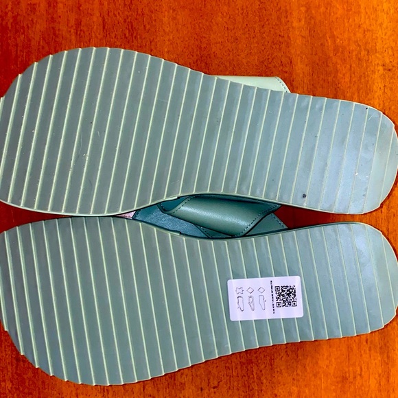 NWT ASOS DESIGN Tamari Leather Thong Flatform Sandals SZ 7 $80 - Picture 6 of 8